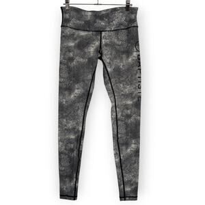 Lululemon x Baptiste Wunder Under Legging SIZE 8 Black White Yoga Pant